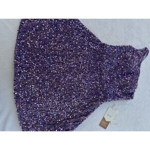 Homecoming Prom Or Party Dress Metallic Purple Xs Women  Dresses